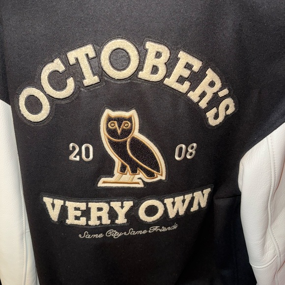 October's Very Own Black and White Jacket